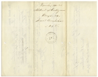 General William Sherman Civil War Document Signed in May 1864 During the Atlanta Campaign